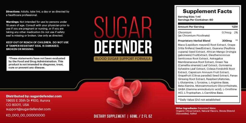 details formula sugar defender