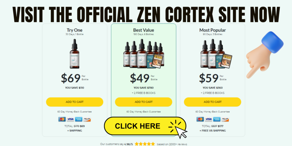 zen cortex official  website 